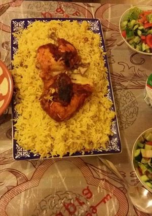 صورة لوصفة مندي بالفرن
