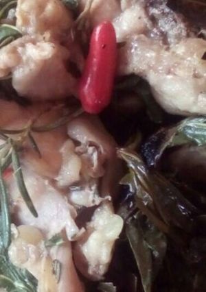 Foto resep Pepes ayam rosmery dan daun singkong