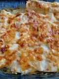 Canelones de espinaca y boloñesa