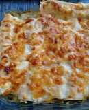 Canelones de espinaca y boloñesa