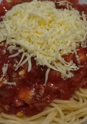 Foto resep Spaghetti bolognese praktis enak