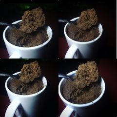 A picture of Nutella mug cake.