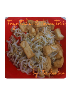 Foto resep Toge Cah Teri & Tahu