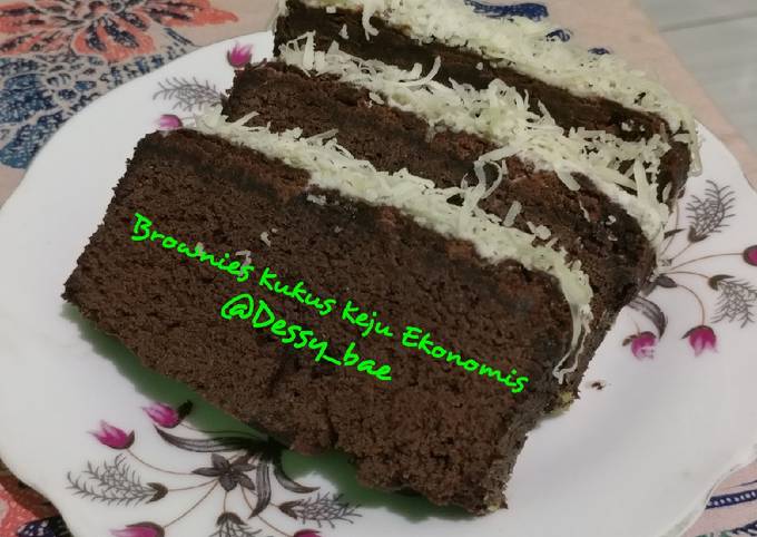 Brownies Kukus Keju Ekonomis
