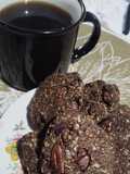 Galletitas de avena, cacao y coco