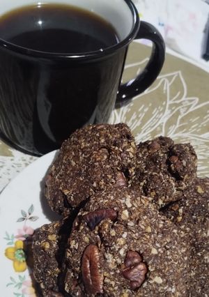 Una foto de Galletitas de avena, cacao y coco