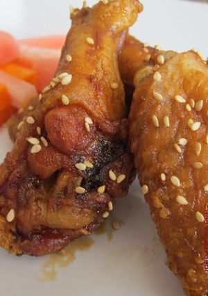 【7/食】韓式炸雞翅 的食譜成品照片