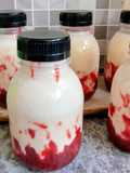 Korean Strawberry Cheese Milk
