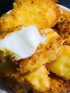 Hình của món Sữa tươi chiên xù.