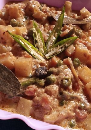 A picture of Vegetables Qorma.