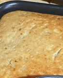 Torta de banana sin balanza y batidora