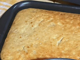 Torta de banana sin balanza y batidora