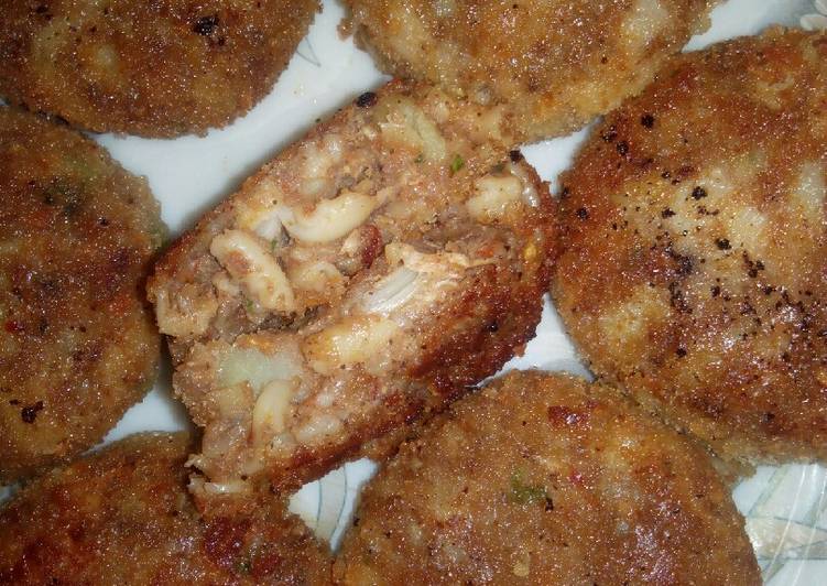 Recipe of Chicken potato macron kabab in 14 Minutes for Mom