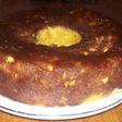 Budín de pan con flan. Hecho por mi hija