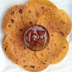 A picture of Simple thepla.