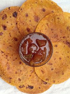 A picture of Simple thepla.