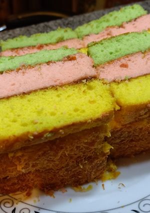 Foto resep Sponge cheese rainbow
