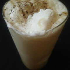 A picture of Cold Coffee with Vanilla Icecream.