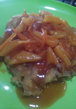 Foto resep Fuyunghai saus asam manis simple