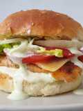 Hamburguesas caseras de salmón noruego