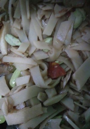 Foto resep Tumis rebung pete