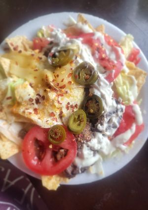 A picture of Layered Crescent Salad (hot+cold salad).