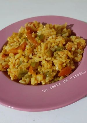Une photo de Riz aux légumes d'été 🍴