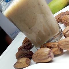 Banana and Date smoothie A picture of Banana and Date smoothie.