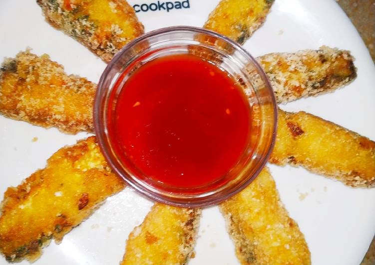 Crispy egg fingers