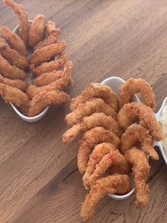 Una foto de Langostinos con panko