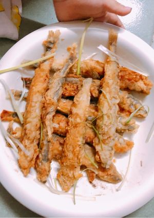 Hình của món Cá trứng chiên bột.