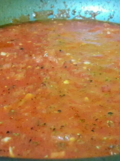 Una foto de Salsa para pizza