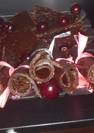 عکسی از دستور لواشک آلو 🍏🍏🍒🍒