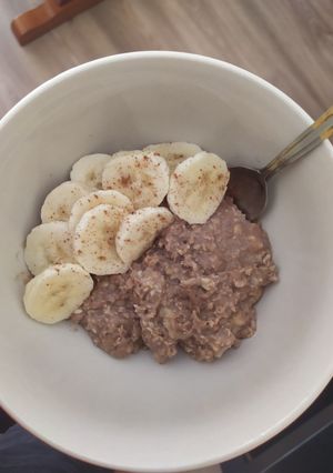 Φωτογραφία της συνταγής Oatmeal με μπανάνα και βρώμη για ενέργεια
