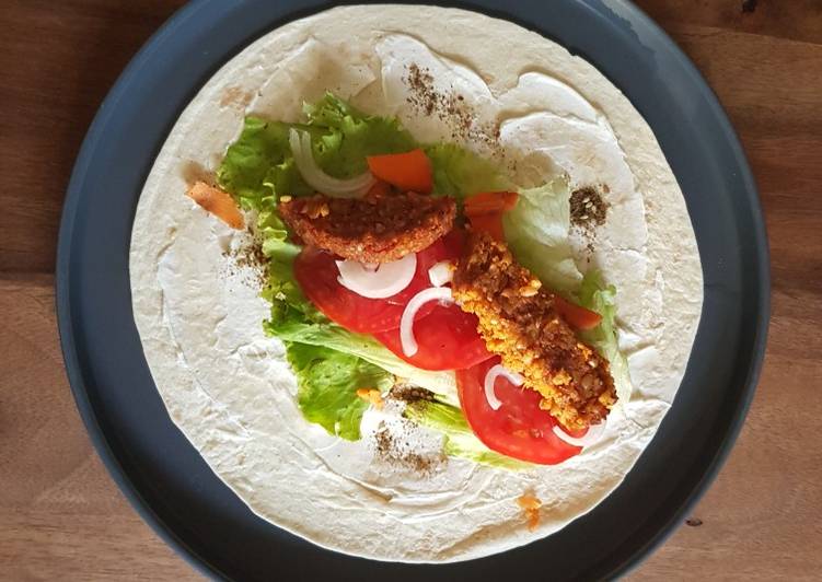 Recette de Tous les soirs de la semaine Wrap végé