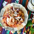 Ensalada con coco tostado🥥