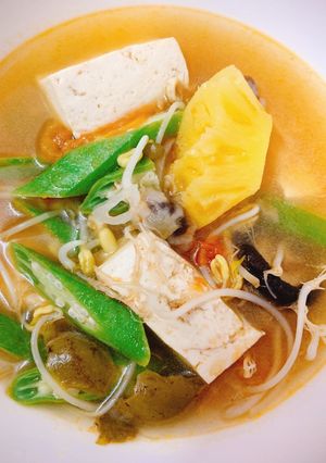 Hình của món Canh chua chay.