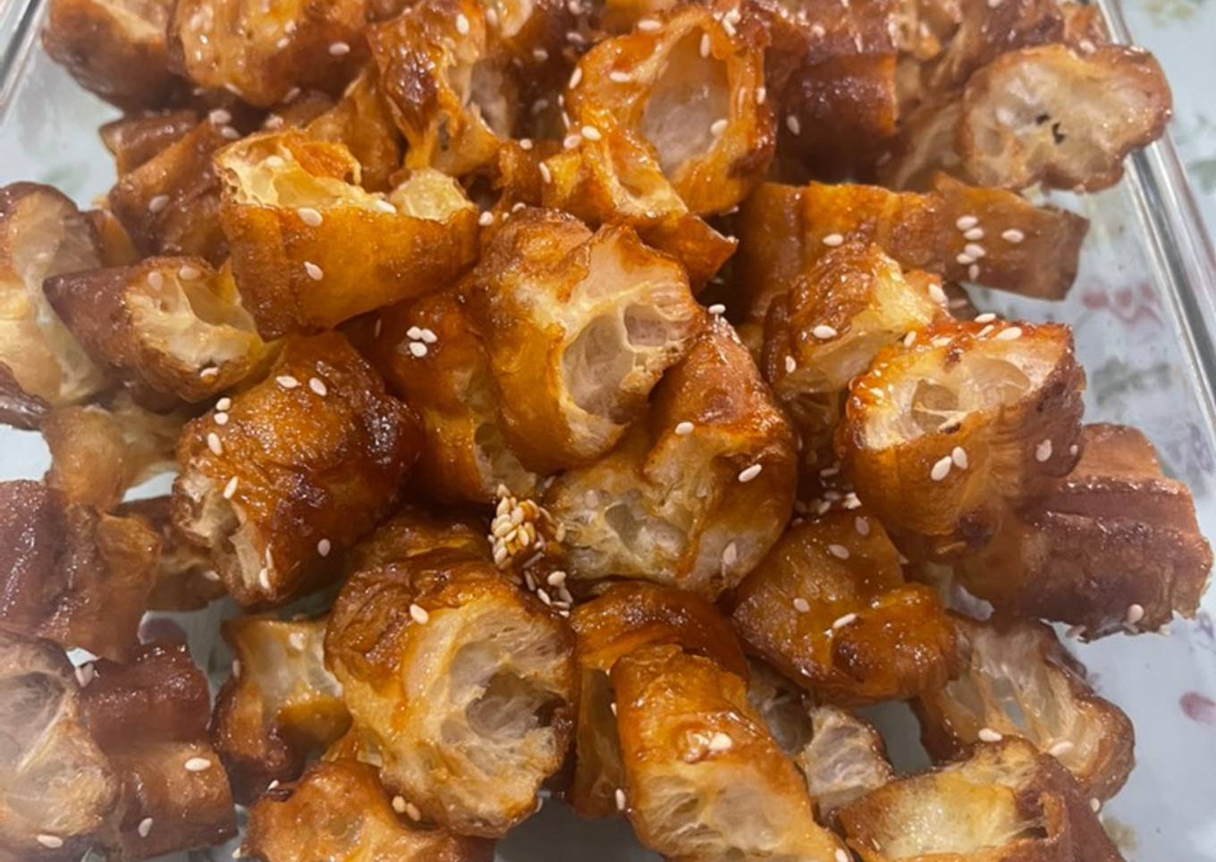 Cakue goreng saos madu wijen (crunchy)