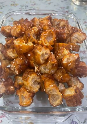 Foto resep Cakue goreng saos madu wijen (crunchy)