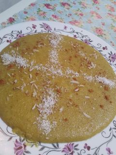 عکسی از دستور گبوله (نوعی‌ حلوا)