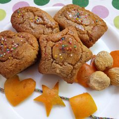 Amaranth (Rajgira) cake with apricots & orange zest A picture of Amaranth (Rajgira) cake with apricots & orange zest.