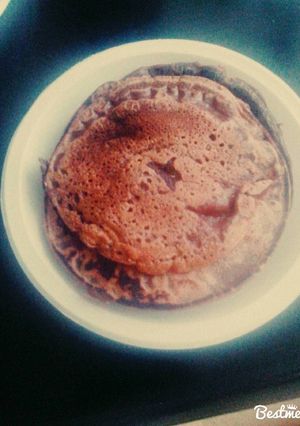 Una foto de Panquecas de chocolate