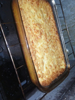 Una foto de Chipa guazu de Paraguay