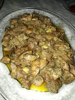 صورة لوصفة قلوب الدجاج