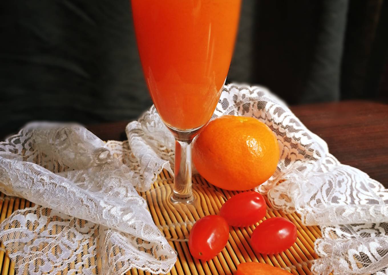 Cocktail sans alcool fruit et légume