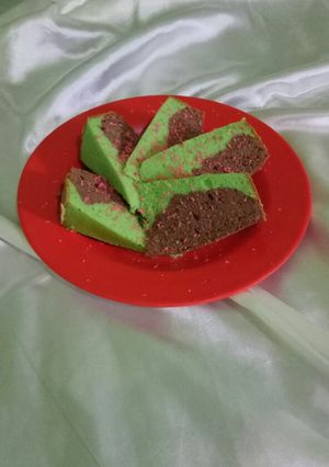 Foto resep Bolu coklat pandan