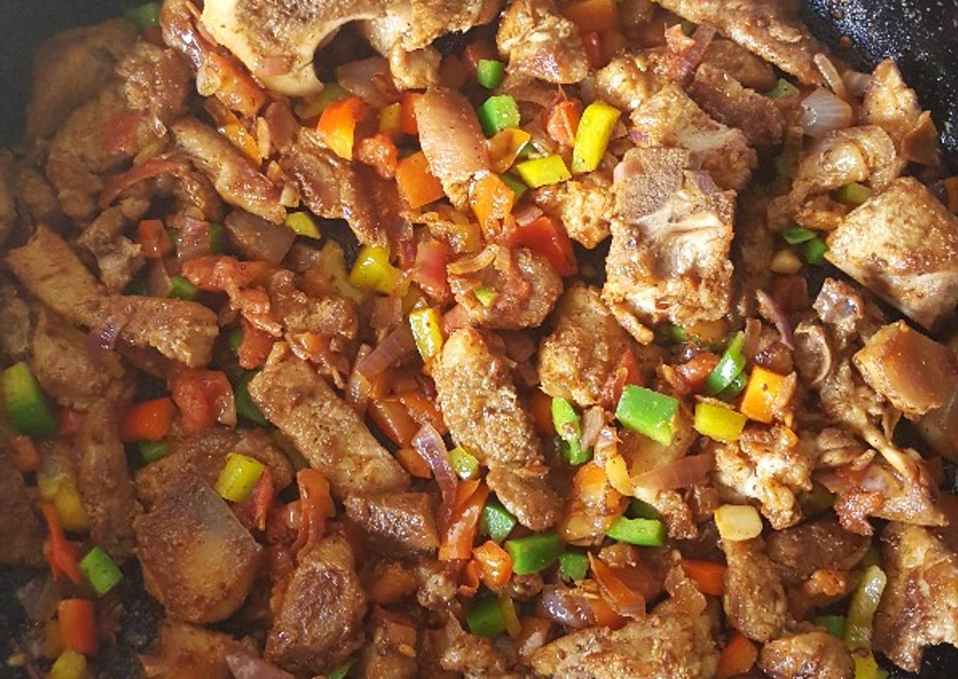 Mixed Peppers Pork Stir Fry