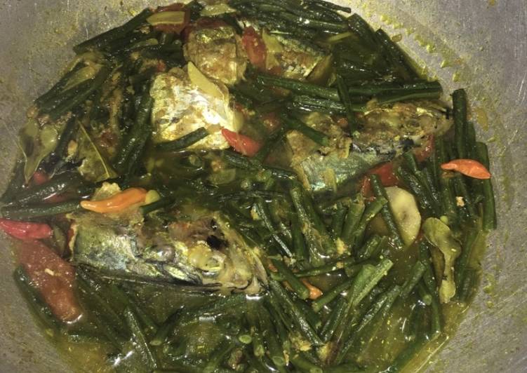 Resep Ikan Banyar Kacang Panjang Kuah Kuning, Lezat
