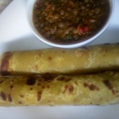 A picture of Turmeric-themed meal.