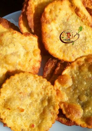 A picture of Crispy potatoe pancake.